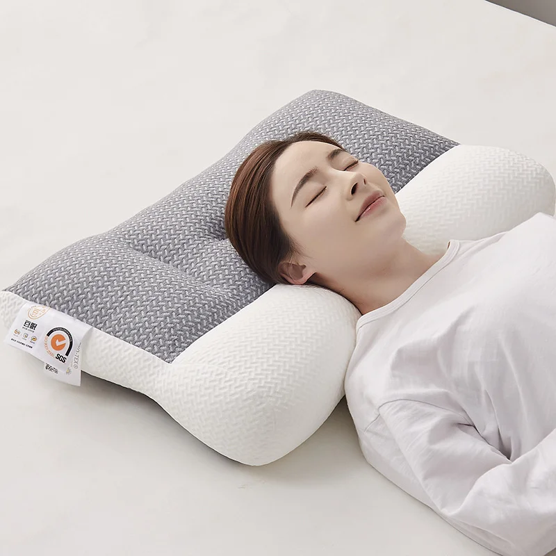 

Cervical Neck Pillow Soft Soy Fiber Filled Pillows For Sleeping Healthy Ergonomically Designed Pillows For Bedroom