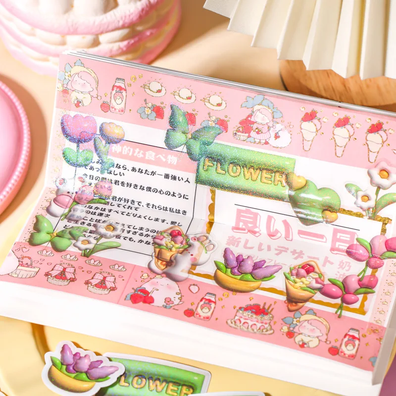 

30pcs Kawaii Sweetheart Sticker Scrapbooking Diary Planner Decorative Craft Stationery Cute Stickers Supplies