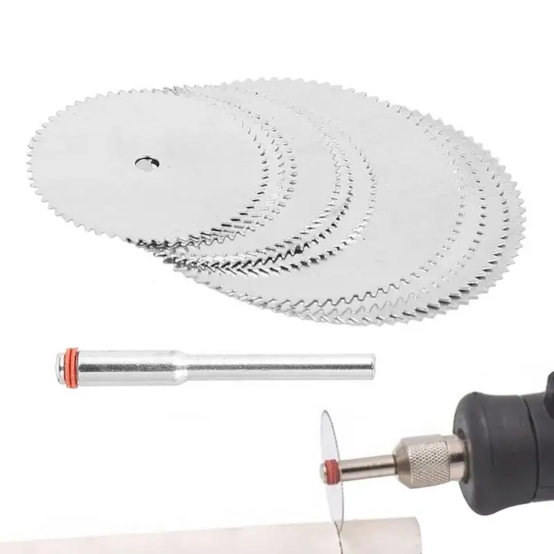 

11 Piece Saw Blade Set 22/25/32mm High-Speed Wood Cutting Disc Rotary Tool High-Speed Power Rotary Tools Set For Wood Soft Metal