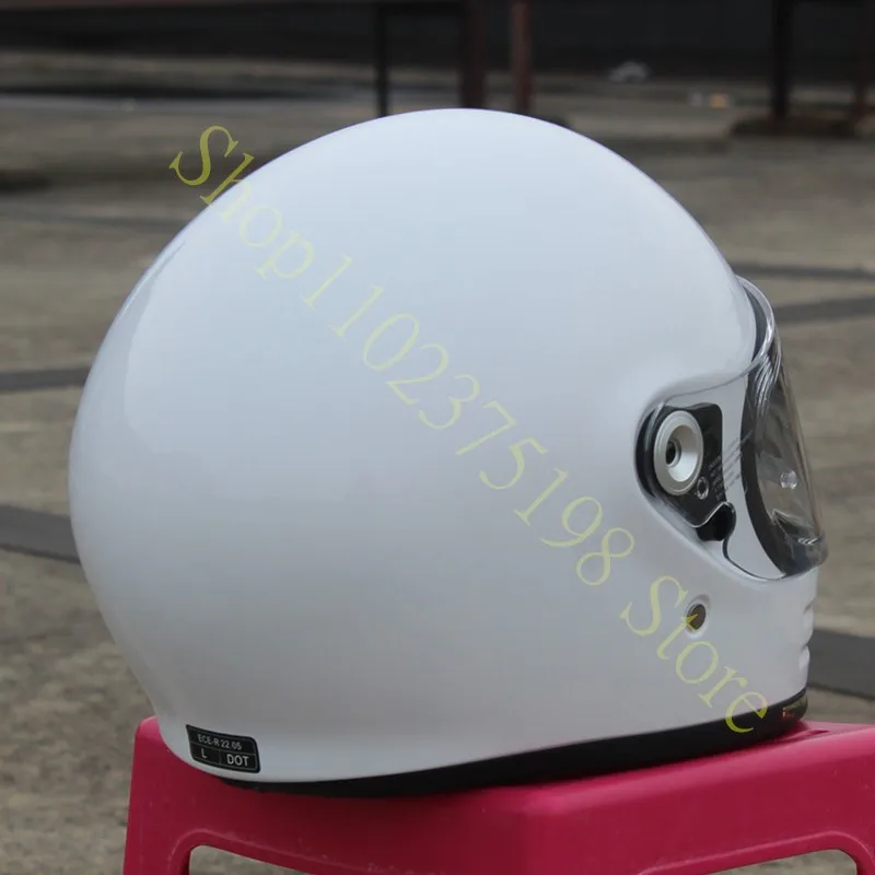 GLAMSTER Classic Retro Full Face Helmet For Harley Cruise Leisure Motorcycle and Road Racing Protective Marquez