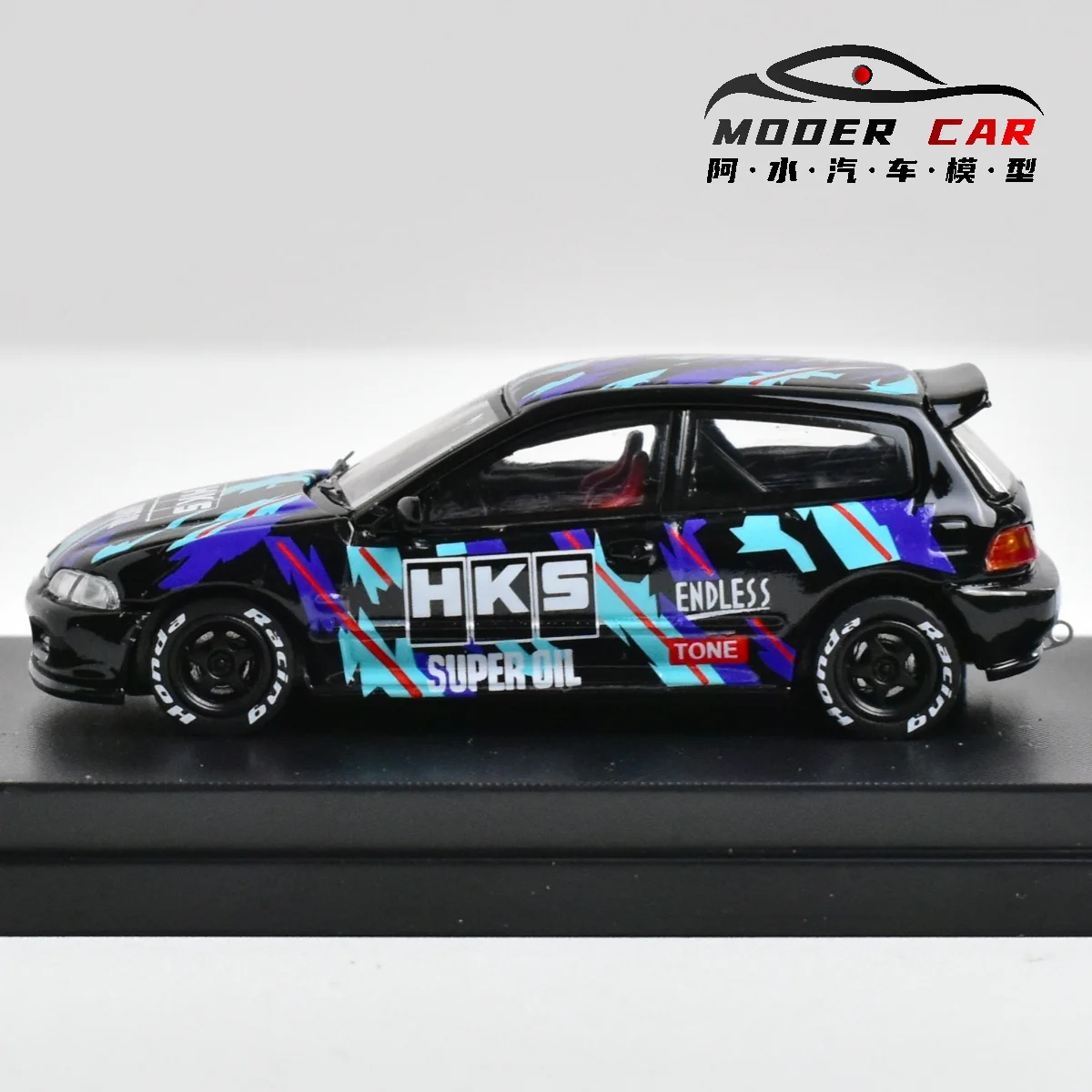 SW 1:64 Civic EG6 HKS литая модель автомобиля