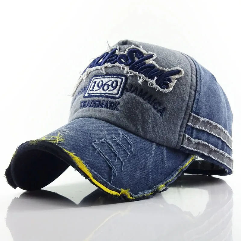 

European and American style cotton baseball cap do old sun hats frayed sun hats fashion trend baseball caps for men design hat