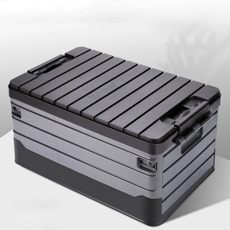 

35L Foldable Storage Box Portable Large Capacity Storage Durable Plastic Baskets for Car Outdoor Camping Picnic Storage Bins