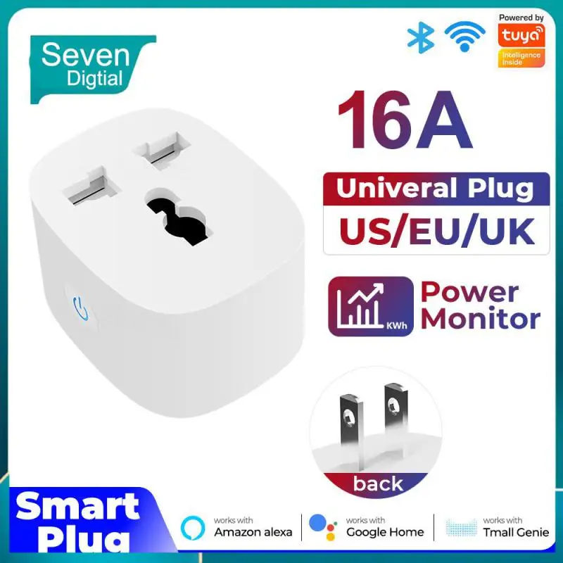 

Voice Timing Function Remote Control Graffiti Wifi Socket Converter Remote Control Smart Socket Phone Voice Timing Mini Us Wifi