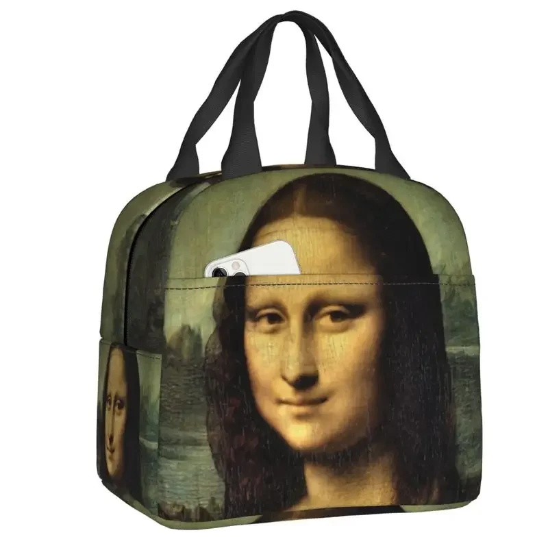 Классическая термоизолированная сумка для обеда Мона Лиза Леонардо да Винчи