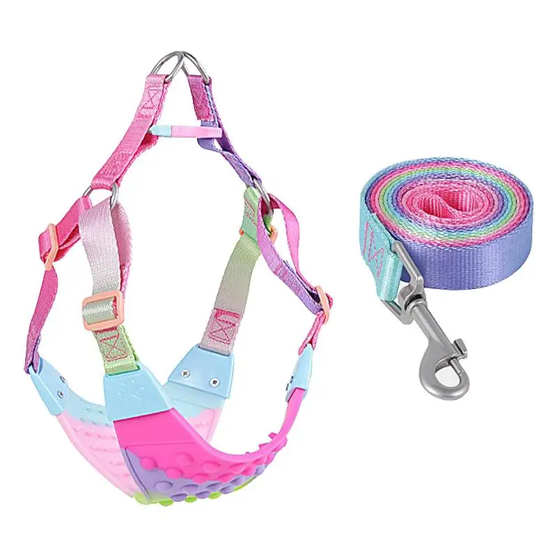Сверхпрочный силиконовый жилет для собак регулируемая шлейка прогулок и бега