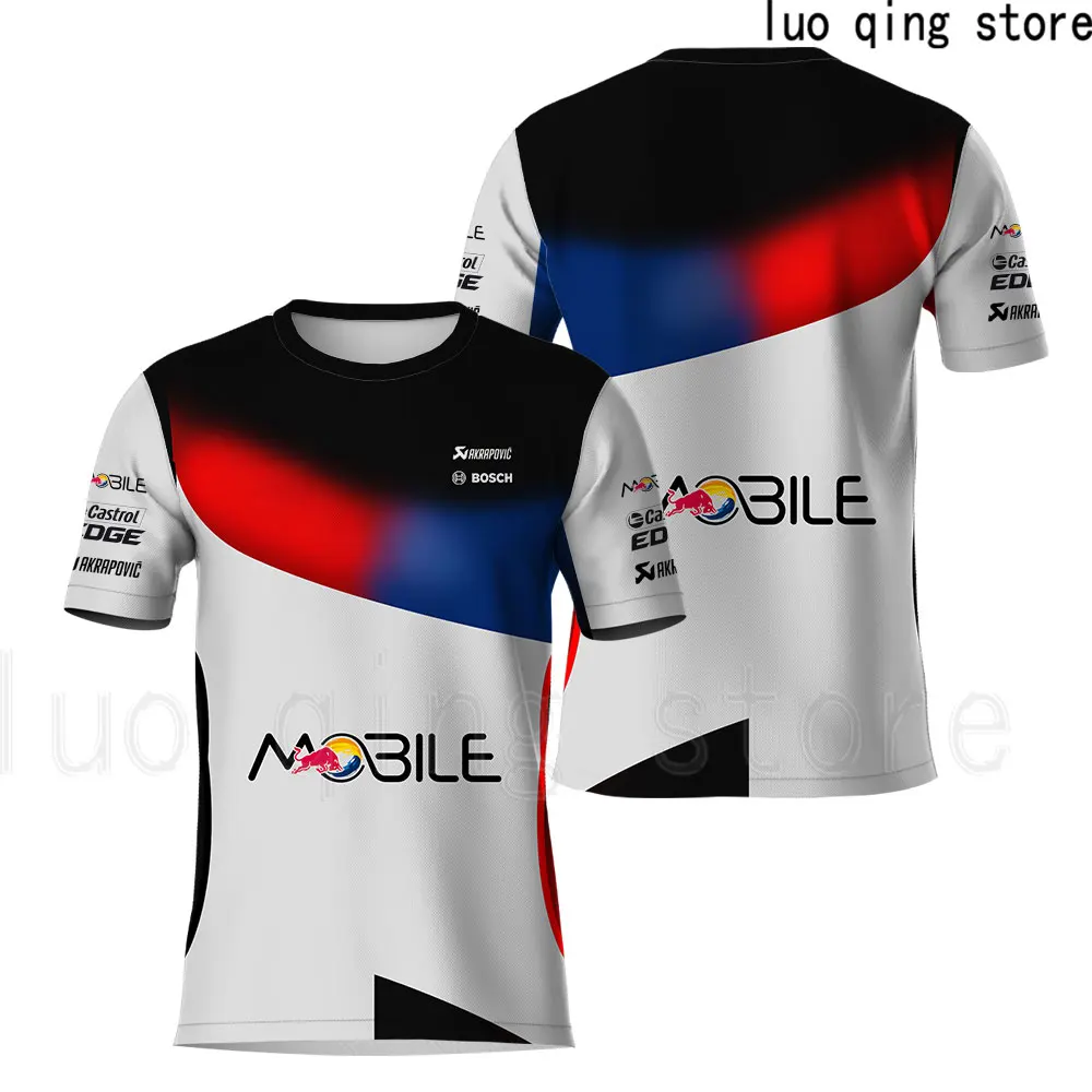 

Men's Street Style Loose Fitting Quick Drying Short Sleeved 3D Printing F1 Formula One Outdoor Extreme Sports Top Summer T-shirt