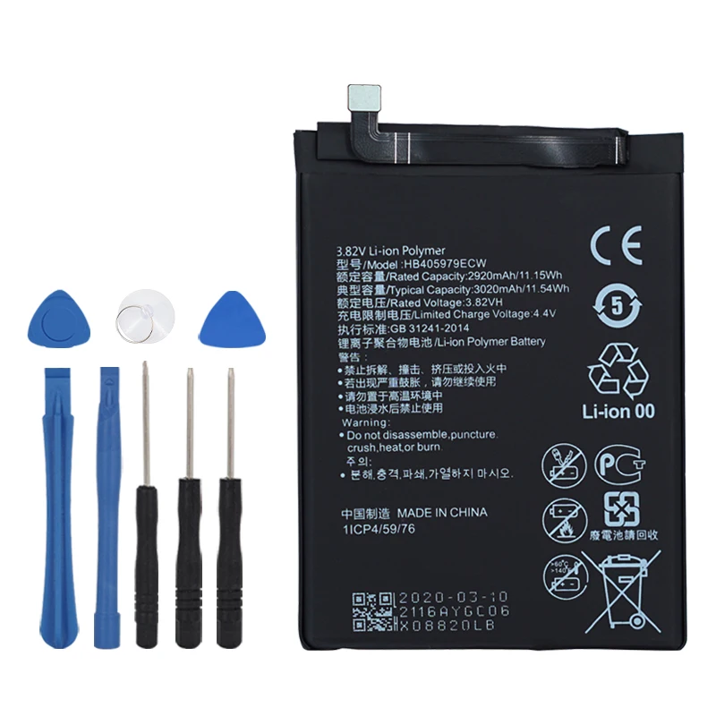 OHD Original High Capacity Battery HB405979ECW For Huawei Nova CAZ-AL10 TL00 CAN L01 CAN-L02 L12 Enjoy 6S Honor 6C Y5 2017 p9