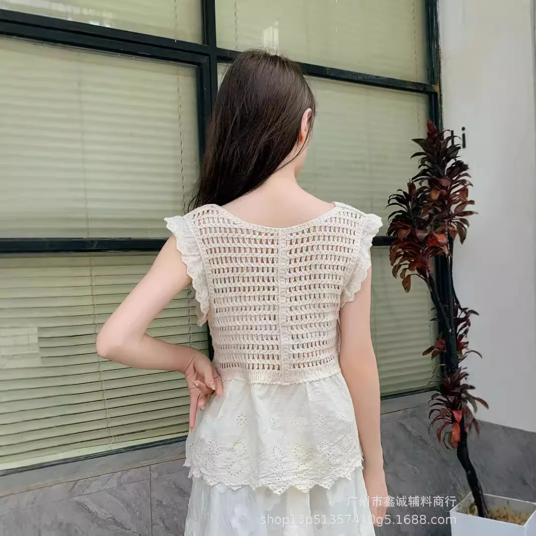 Укороченный жилет в богемном стиле для женщин винтажная летняя верхняя одежда