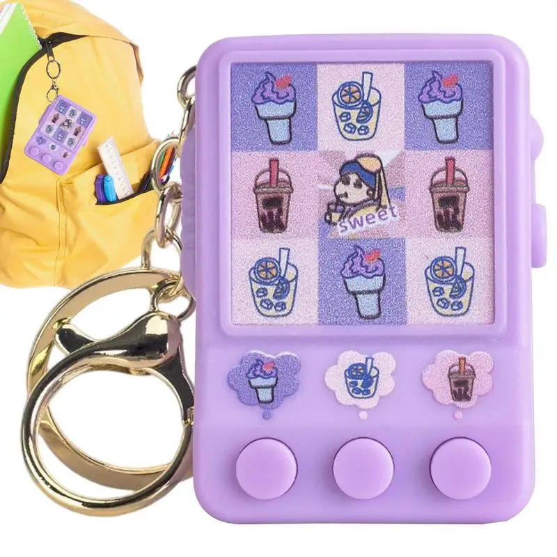 

Rolling Glowing Award Machine Toy For Boys Girls Mini Winning Childrens Game Pendant Keyfob For Wallets Backpacks Keychain