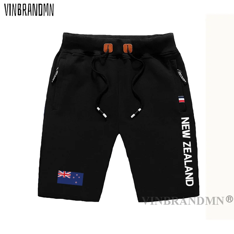 

Новая Зеландия Zealander NZ NZL мужские пляжные шорты новые мужские спортивные шорты с флагом для тренировок на молнии с карманом для пота бодибилдинга 100% хлопок