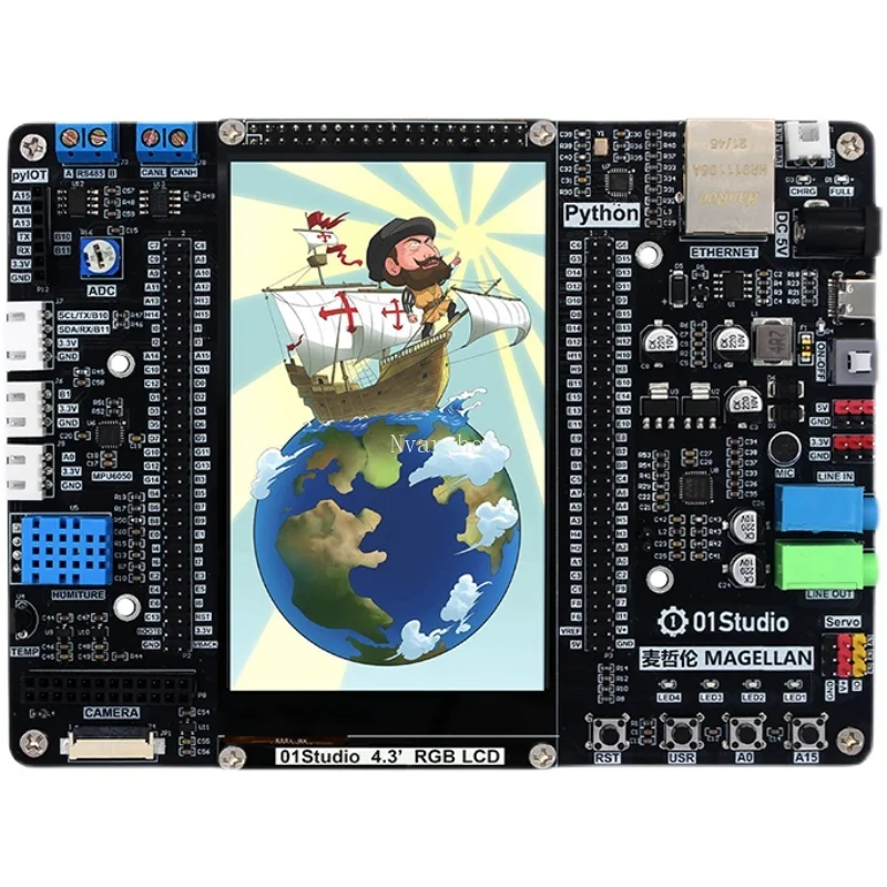 Макетная плата Magellan STM32H743IIT6 встроенная программирующая ручка MicroPython | Компьютеры