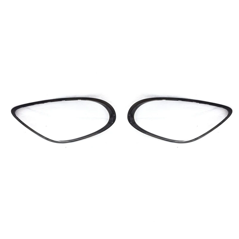 

For Porsche Cayman 981 2012-2016 Headlight Transparent Lampshade Head Light Cover Lamp Shell Headlights Lens