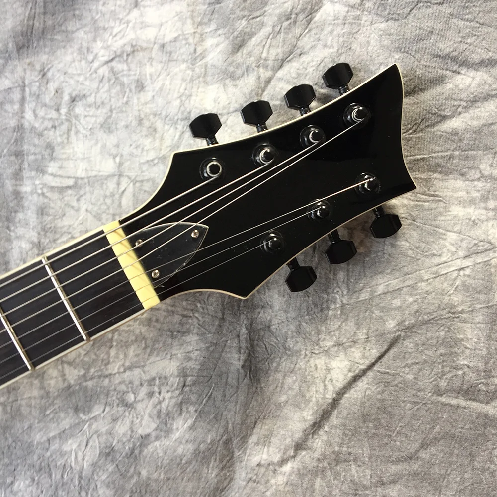 Высококачественная полуполая F-hole jazz гитара искусственная стеганая Кленовая