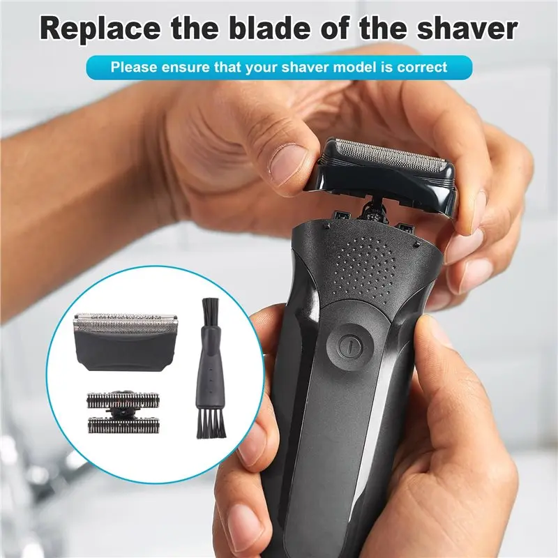 Фото Комбинация электробритвы A65Z с сеткой и лезвиями для Braun 8000 Series 5 Contourpro 360 °   Комплект для полного восстановления, подходит для Waterflex WF1S WF2S 5760 5758 №2