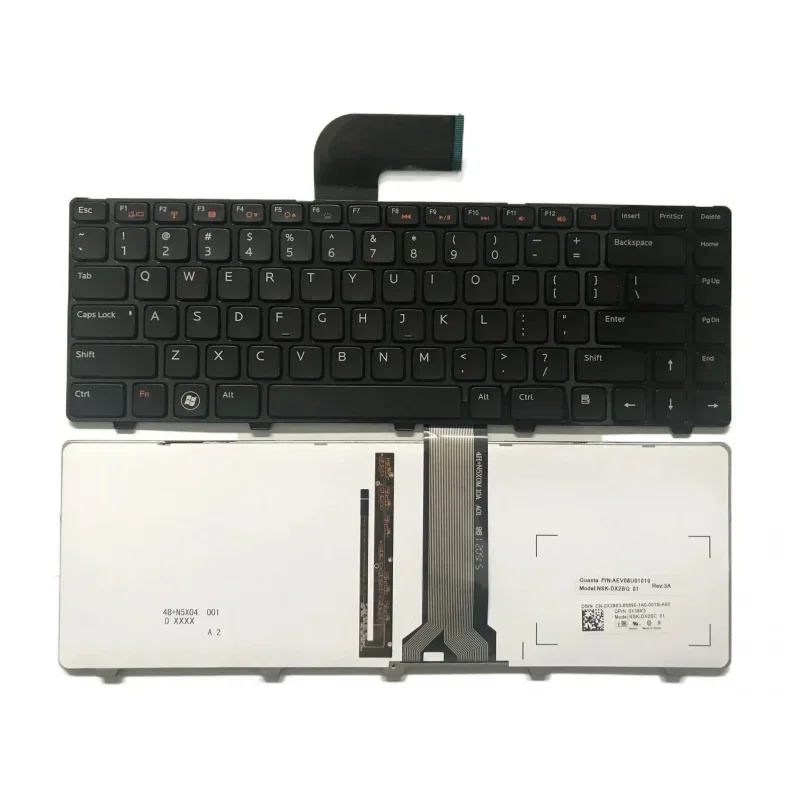 Замена клавиатуры ноутбука для Dell N4120 N5040 3420 14vr 7420 P22g M421r