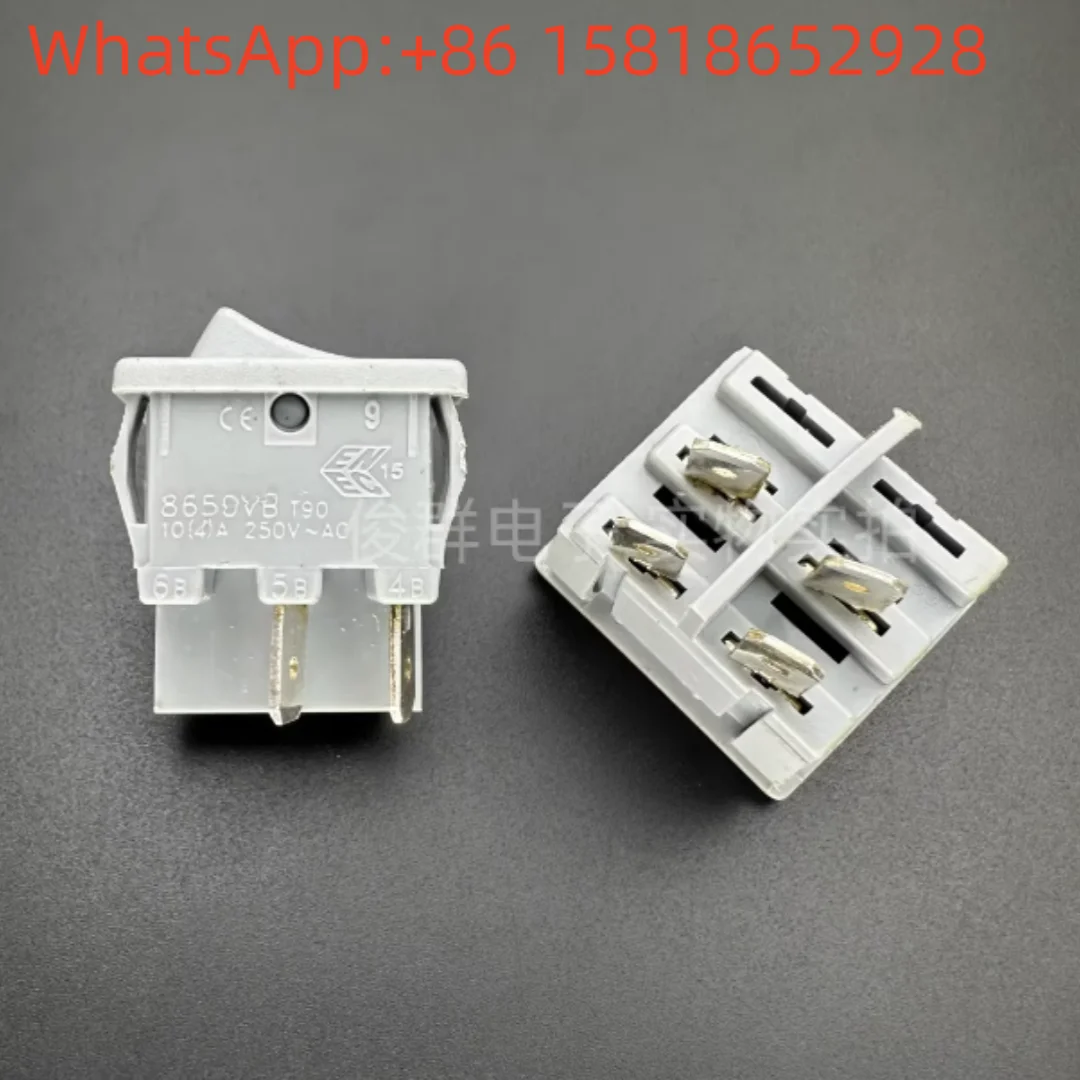 Фото 2 шт., Великобритания, ARCOLECTRIC Power 8650VB, кулисный переключатель, 4 контакта, 2 положения, 10 А, 277 В, KCD5 №1