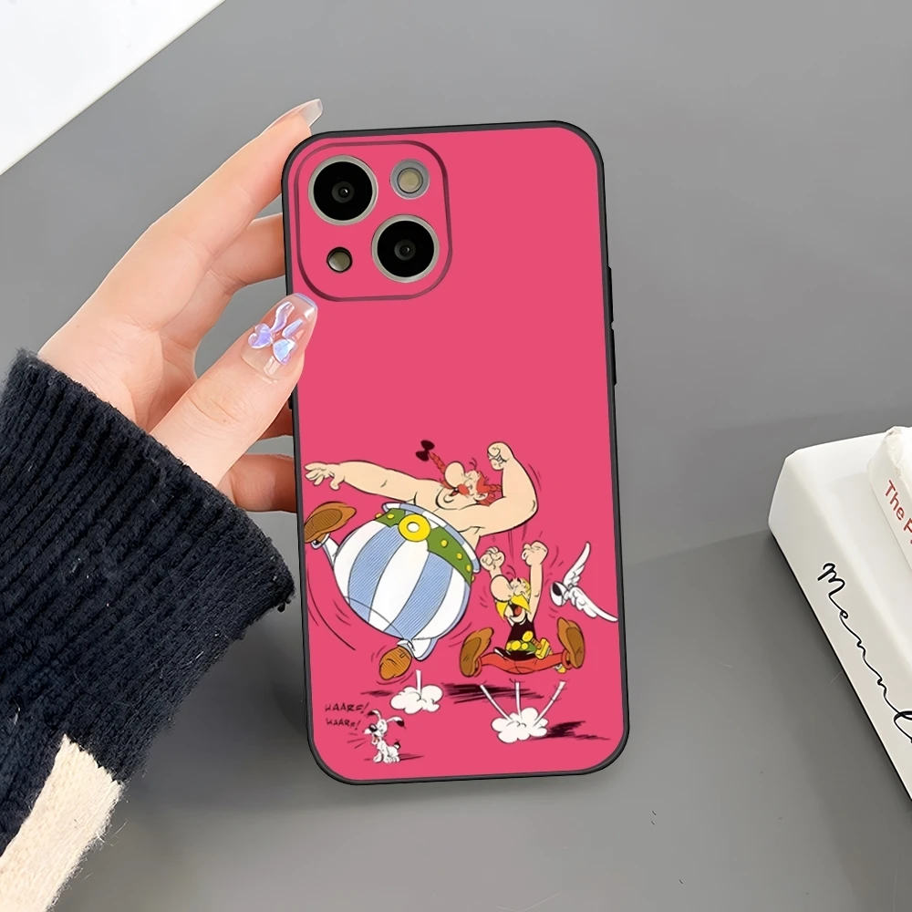 Чехол для телефона Аниме A-Asterix 14 Pro Max Apple Iphone 16 15 Po 12 Mini 11 13 Xr X Xs 8 7 Plus задняя крышка