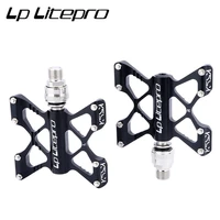 litepro bicycle pedal k5 aluminum alloy du bearing ultra light quick release pedal folding bicycle pedal mtb pedal speedplay