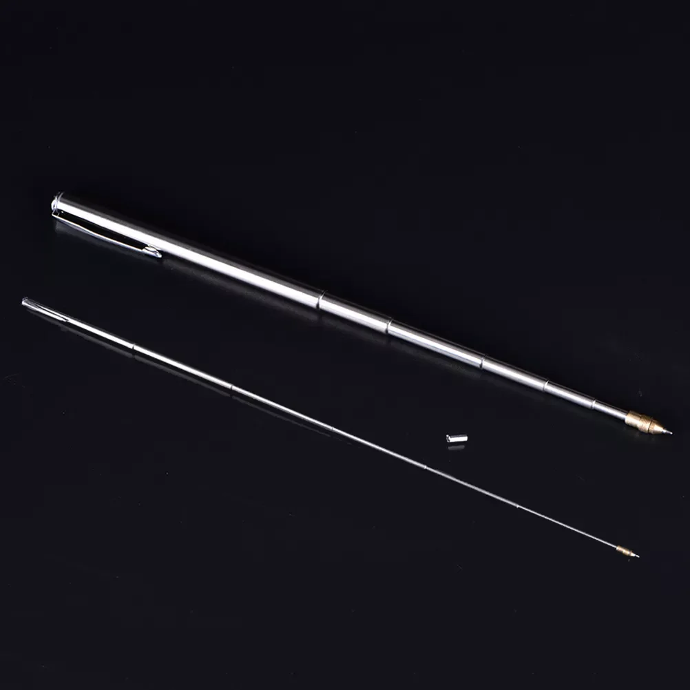 

1 шт. 6-секционная указка ручка инструмент дубинка из нержавеющей стали телескопическая Волшебная шариковая ручка принадлежности для обуче...