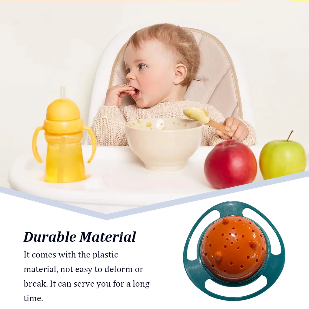 

Baby Gyro Bowls Smooth Degrees Food Spill-Proof Bowl Feeding Dishes