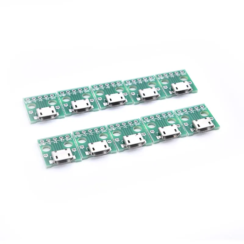

10pcs Mini MICRO USB To DIP Adapter 5pin Female Connector PCB Converter DIY Kit