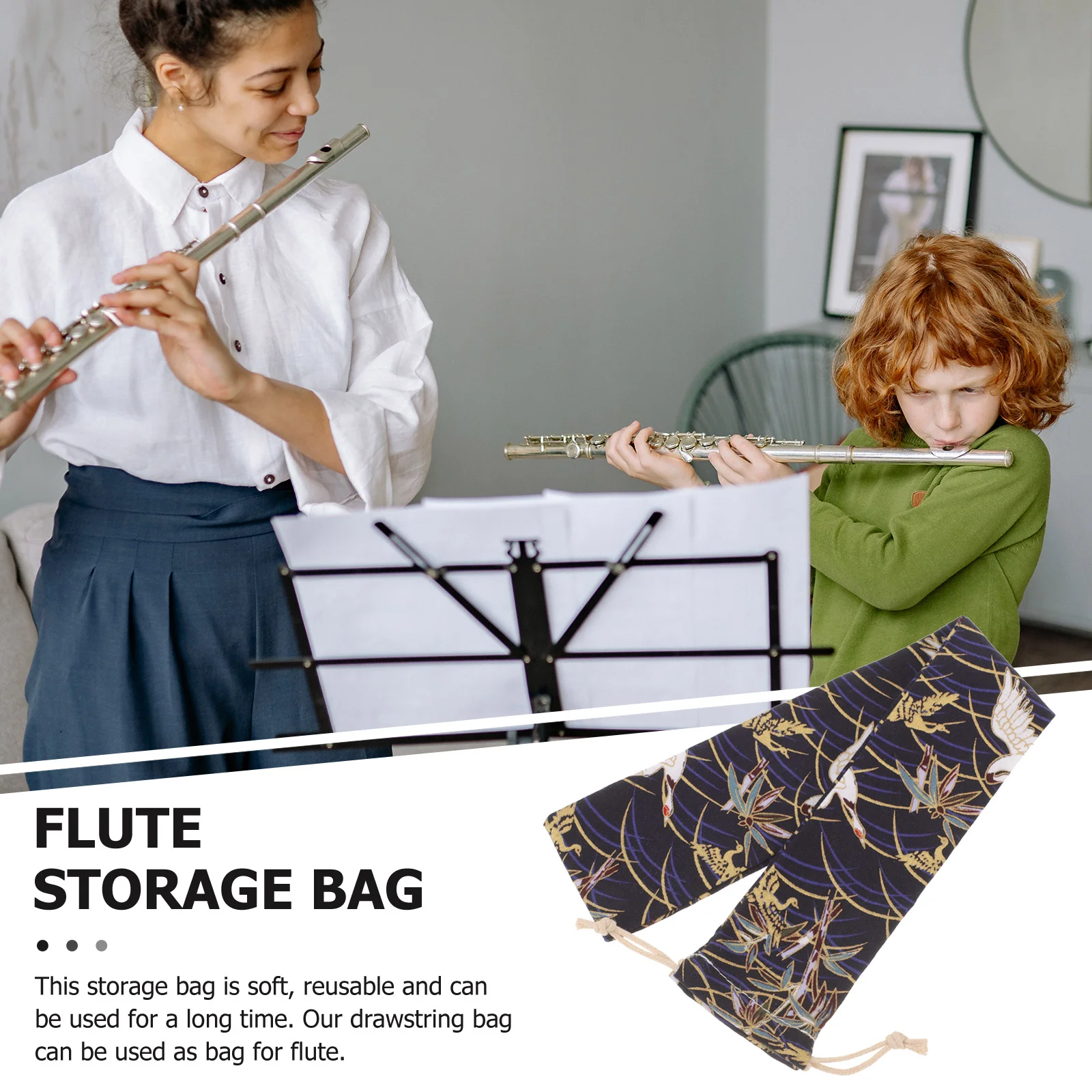 Сумка для флейты сумка кларнета музыкальных инструментов хранения сопрано