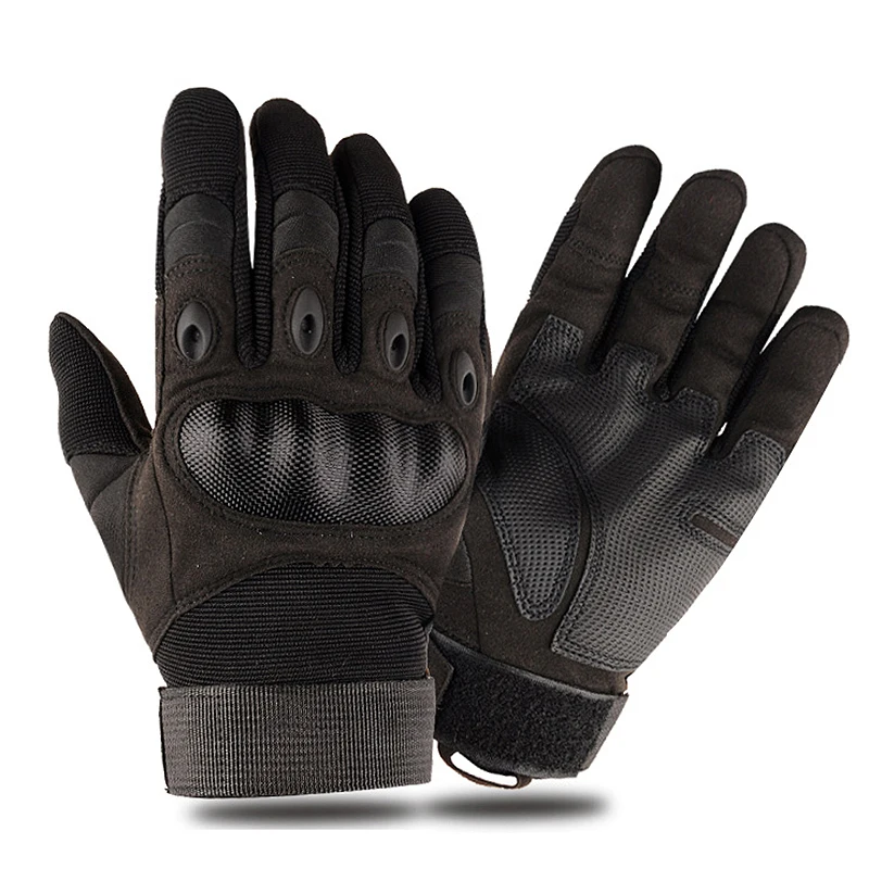 Touchscreen Motorcycle Gloves Artificial Leather Hard Knuckle Full Finger Protective Gear Racing Biker Riding Moto Motocross enlarge