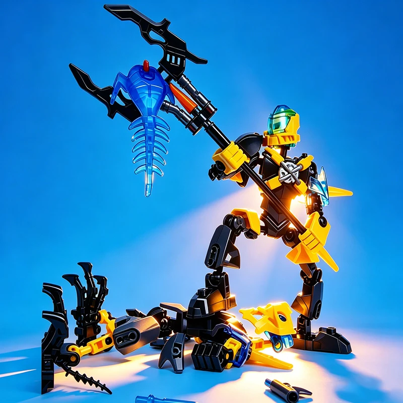 Фото НОВЫЙ Набор конструктора Hero Factory Star Bionicle Warrior: Робот-мех EVO, фигурки аниме-героев, игрушка для детей, подарок ﻿ №1
