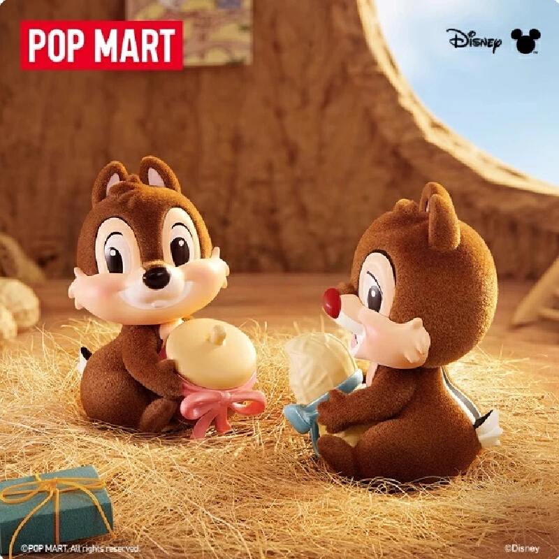 Фото Новая оригинальная серия POPMART Disney Kiki и Titi Brothers, оригинальная слепая коробка, игрушки, настольная загадочная коробка, украшения, подарок на день рождения для ребенка №3