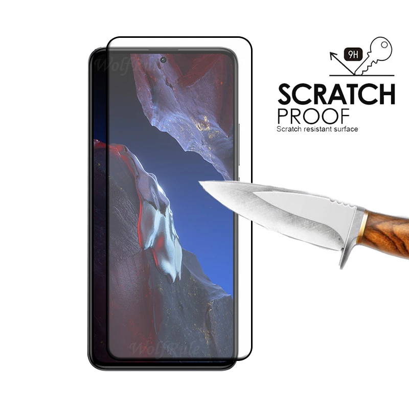 6-in-1 For Poco F5 Pro Glass Poco F5 Pro Tempered Glass Full Glue 9H Cover Screen Protector Xiaomi Poco F5 Pro F3 F4 Lens Glass