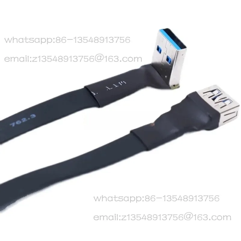 Фото Универсальный удлинительный кабель USB 3.0 с угловым разъемом серии Xproto, скрытая установка, точечная отделка №4