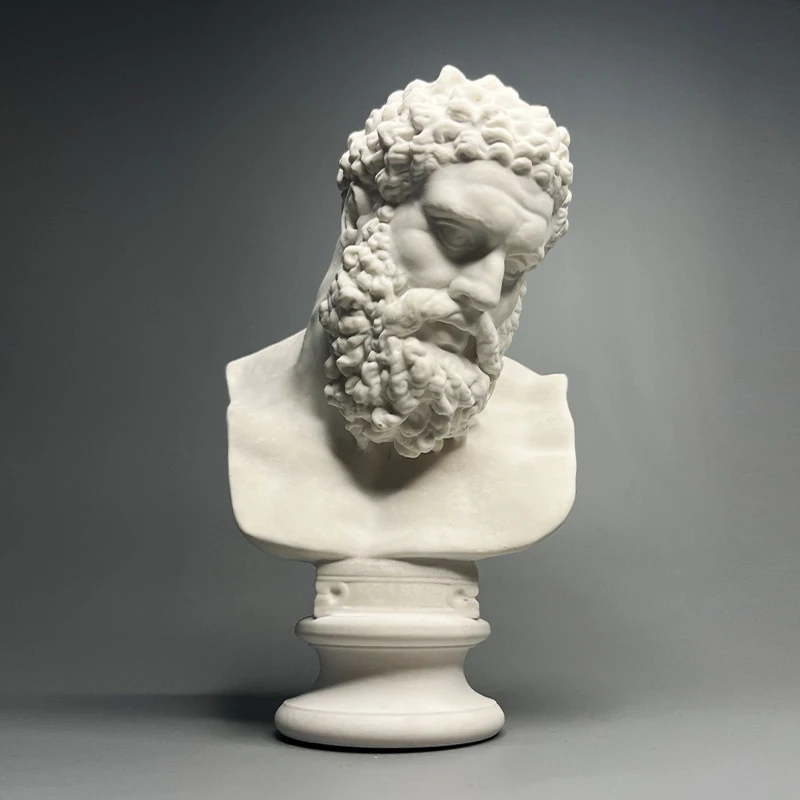 Hercules head ретро римская художественная статуя скульптура искусство скетч учебные