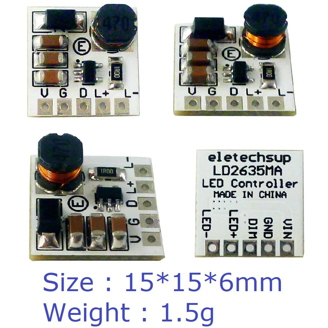 LD2635MA Mini Dc 5-27 в 350 мА понижающий модуль светодиодного драйвера Hb Регулируемый