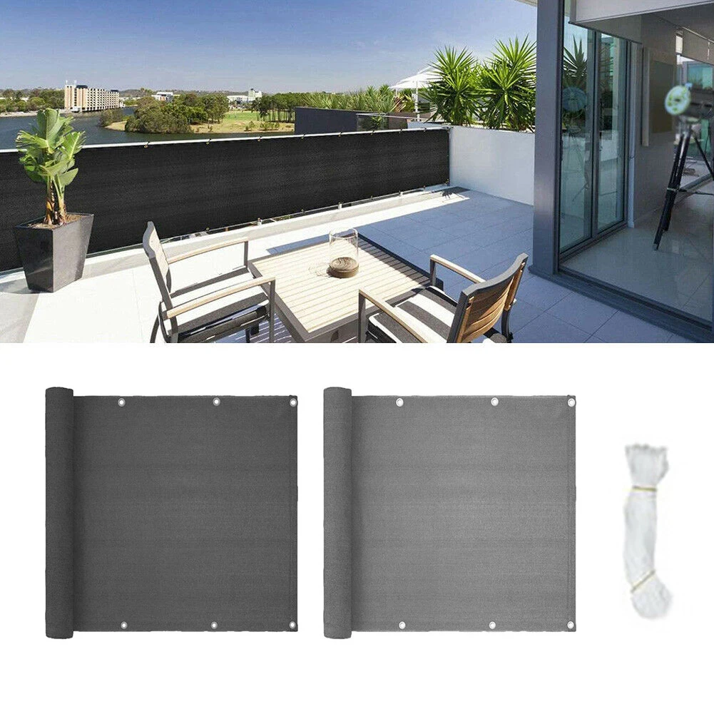 

Garden Fencing Privacy Screens Windscreens Mosquito Net 5M Garden Fence Panel Cover Balcony UV Protection Shade Screen Patio 1pc