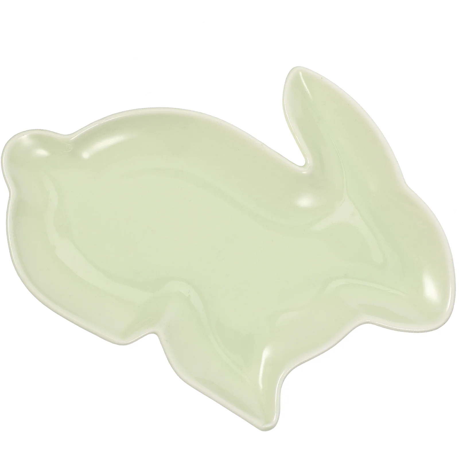 

Bunny Dessert Dish Jewelry Tray Veggie Tray Trinket Tray Rabbit Candy Plate Dried Fruit Easter Candy Tray