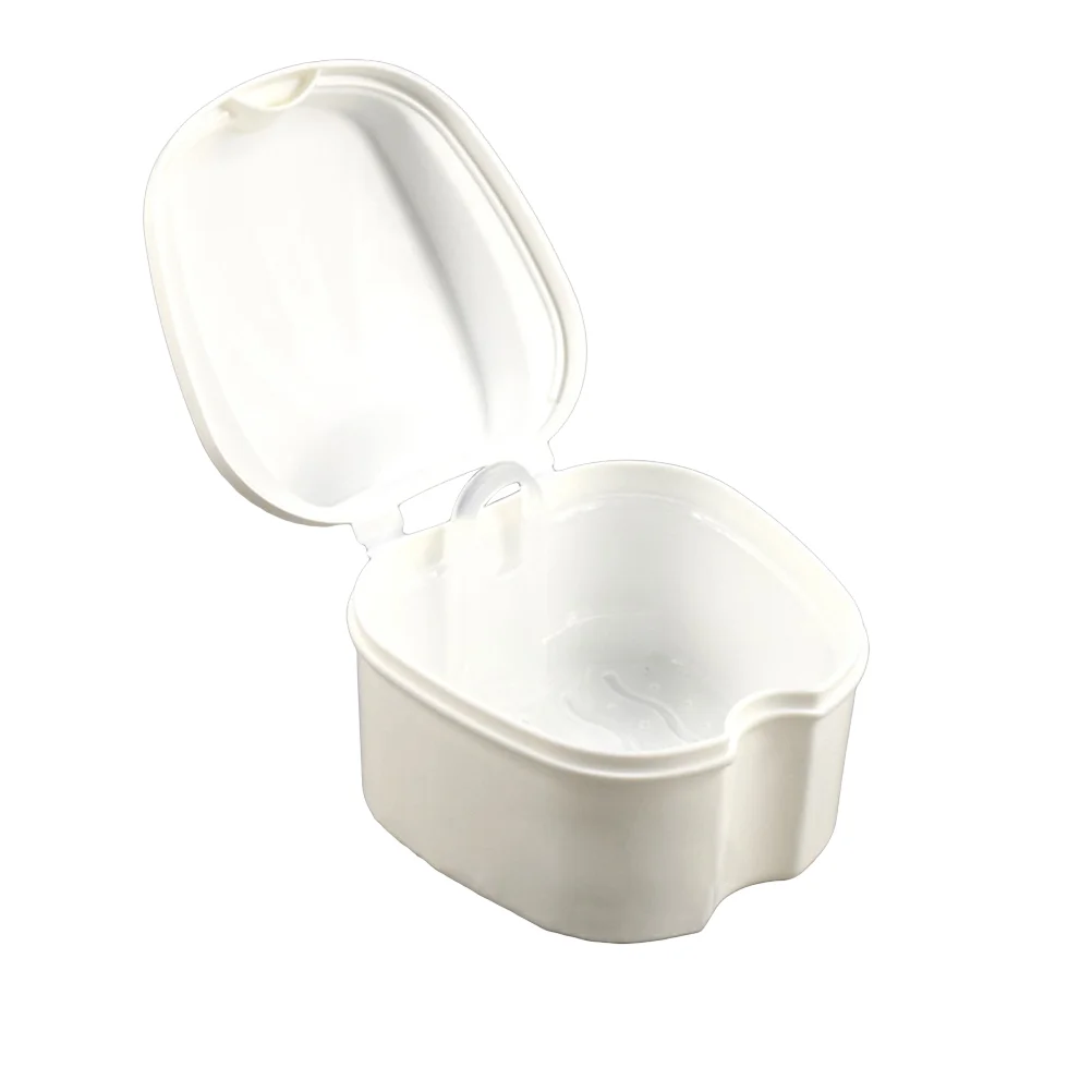 

Denture Box Case Bath Retainer Cleaning Storage Cup Tablets Cleaner Brite Premium Strainer Teeth False Brush