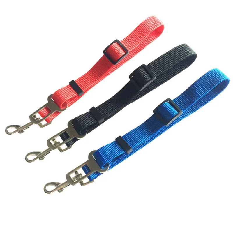 

Adjustable Pet Dog Cat Car Seat Belt Dog Accessoires Collar Chain Pet Seat Vehicle Dog Harness Lead Clip Safety Lever Traction