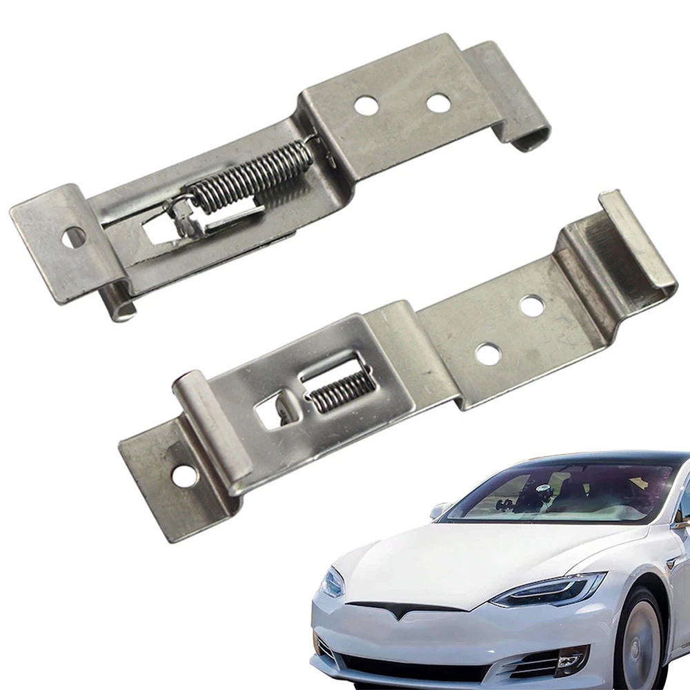 

Trailer Number Plate Holders Clips License Plate Bracket Stainless Steel Spring Loaded 11x 52cm Numberplate Clamps for Caravans