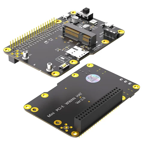 Плата расширения Mini PCI-E WWAN для Raspberry Pi 3G/4G и LTE Base HAT для Samsung ARTIK/Rock64