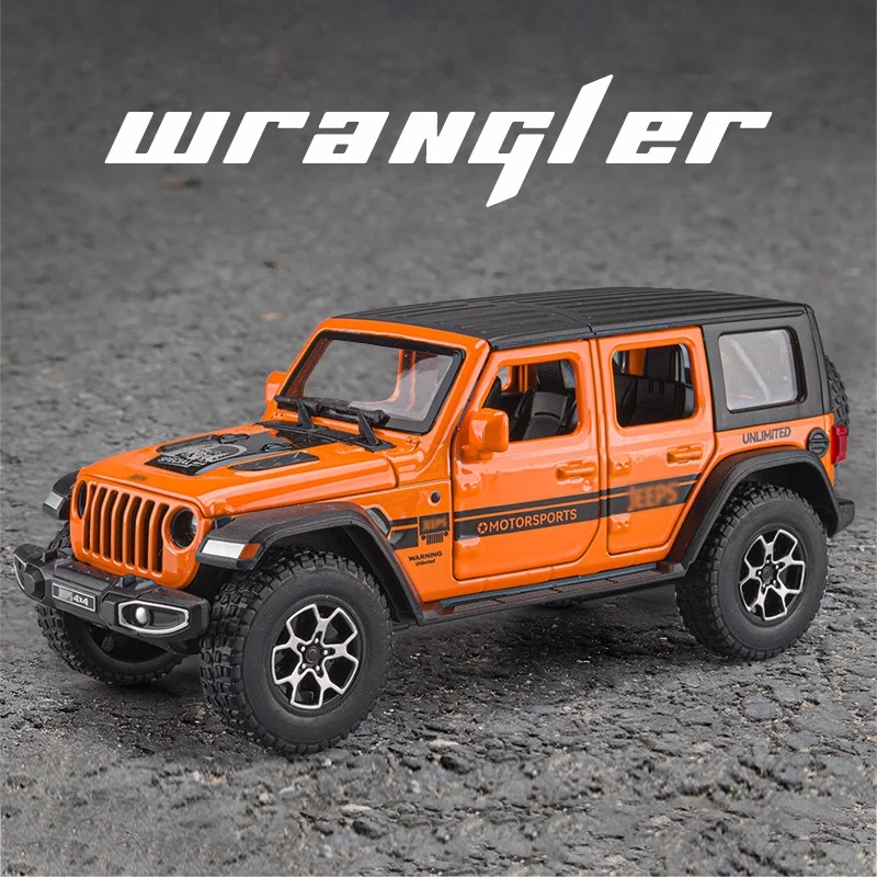 

Модель автомобиля Jeep Wrangler из сплава с эффектом светильник и звука, 1:32
