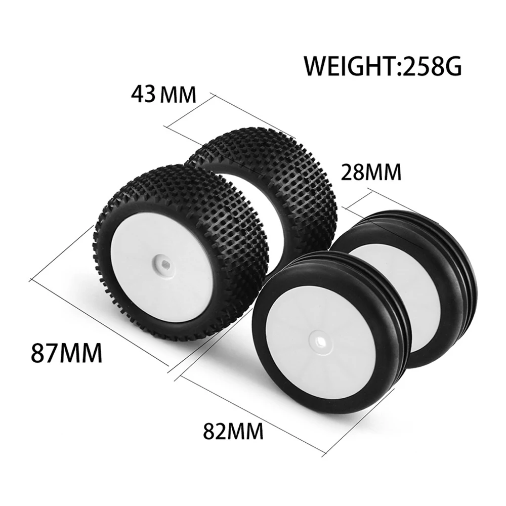 Новые 82 и 87 мм 1/10 2WD радиоуправляемые Внедорожные багги автомобильные резиновые шины Колесные шины для XRAY XB2 Serpent SRX2 SRX4 TRX Bandit Tekno EB410