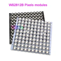 100 pieces ws2812b ws2812 led chip heatsink 5v 5050 rgb ws2811 ic ingebouwde pixels modules