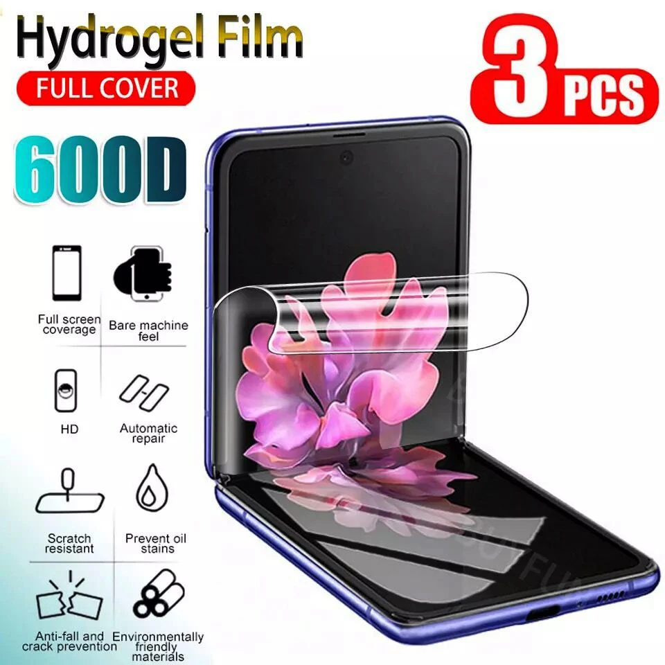

3PCS Clear Matte Hydrogel Film Screen Protector For Samsung Galaxy Z Flip 3 4 Soft Protect Film For Samsung Z Flip4 Flip3