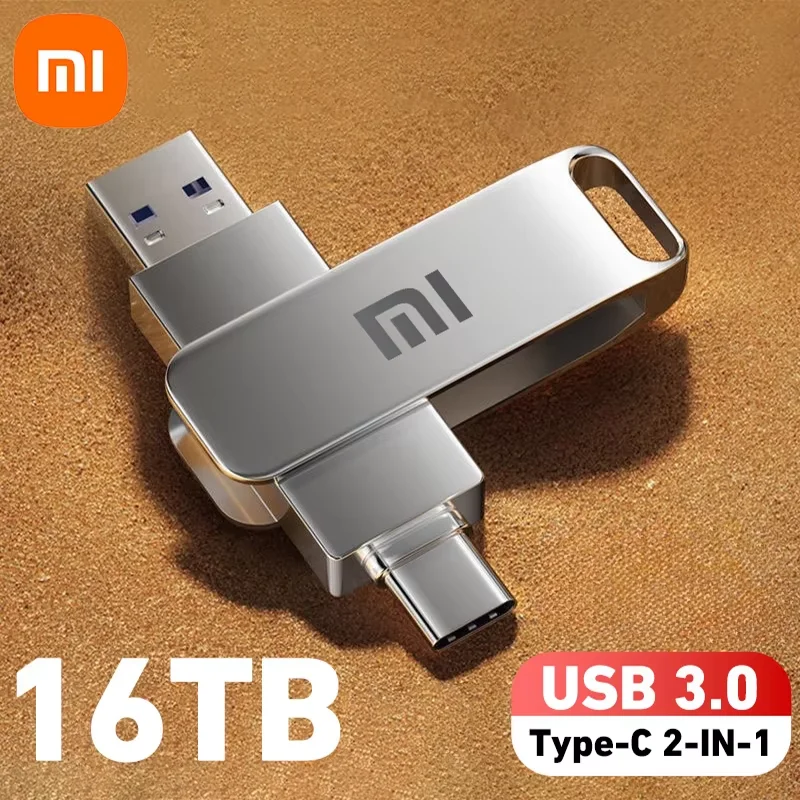 Xiaomi MIJIA 2TB 3.0 Металлические USB-флешки Высокоскоростной флэш-накопитель 1 ТБ 512 ГБ