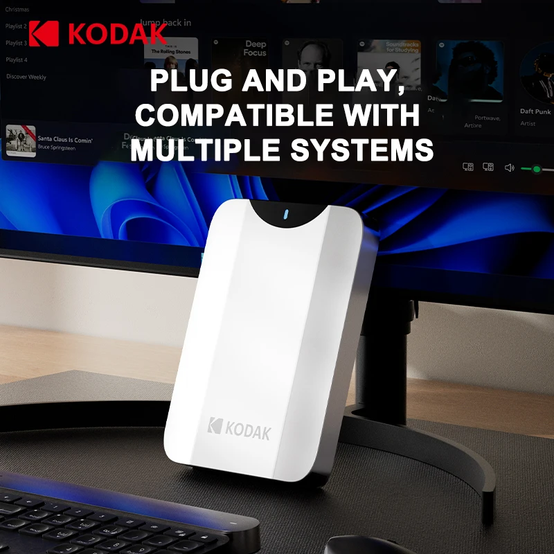 Внешний портативный жесткий диск Kodak P232 Dual 500 ГБ, 5 Гбитс, 1 ТБ, USB 3.0, 2,5 дюйма, PHDD для ПК, PS5, ноутбуков и настольных компьютеров (art.: 3920d8a35530f) - 3920d8a35530f