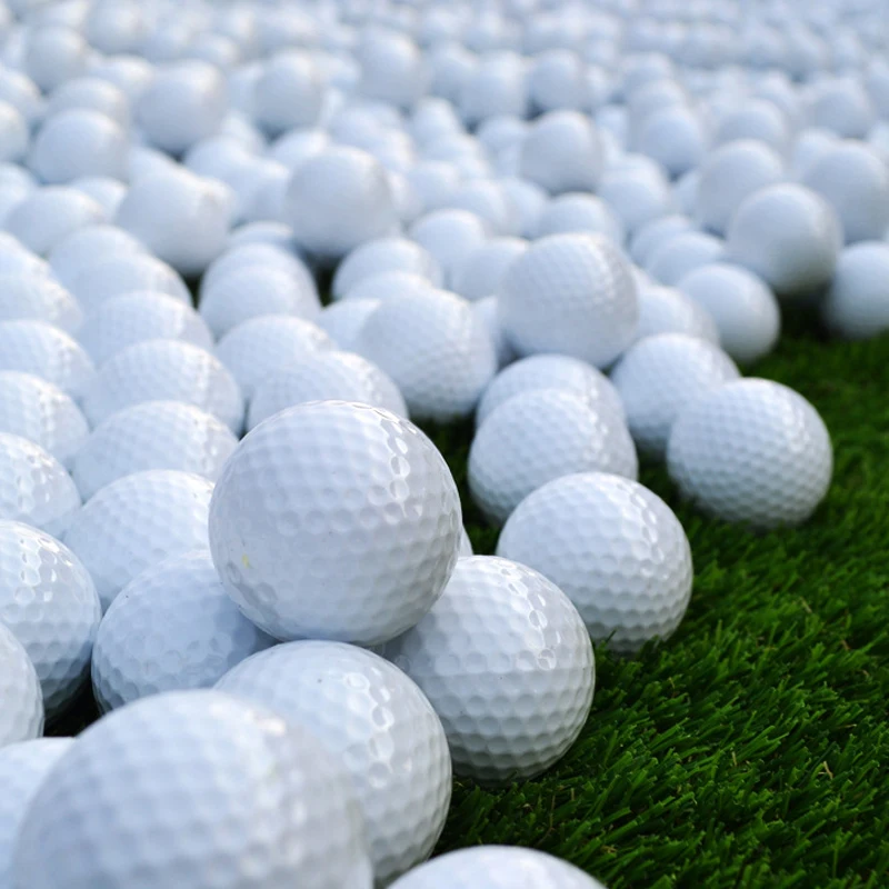 

White Golf Balls Portable Driving Range Outdoor Double Layer 42mm Outdoor Sport Tennis Golf Golf Practice Golf Accessories