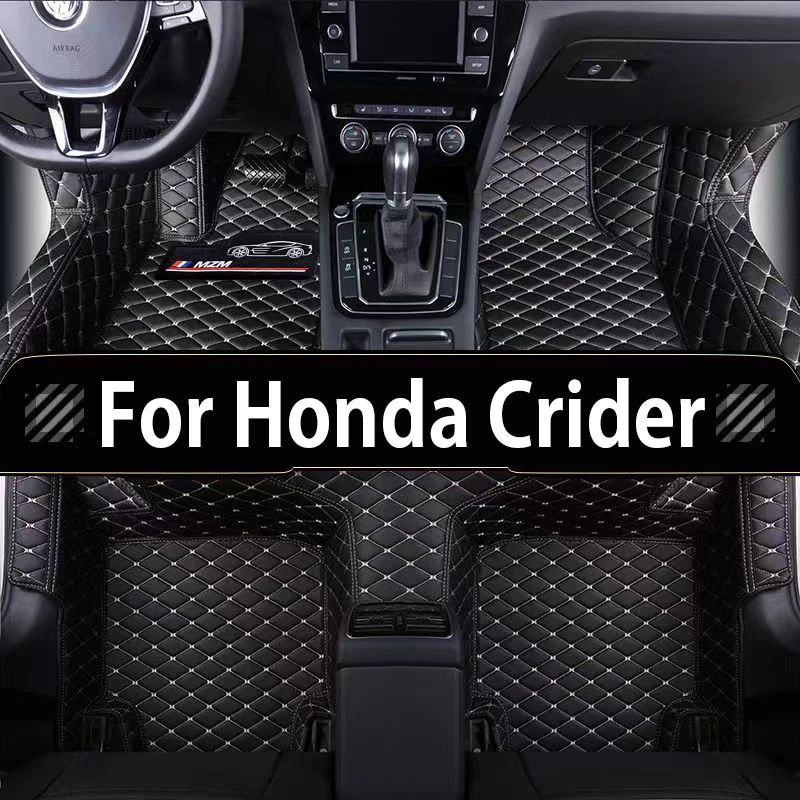 

For Honda Crider 2017 2016 2015 2014 2013 Car Floor Mats Carpets Auto Accessories Interior Parts Waterproof Foot Pads Rugs
