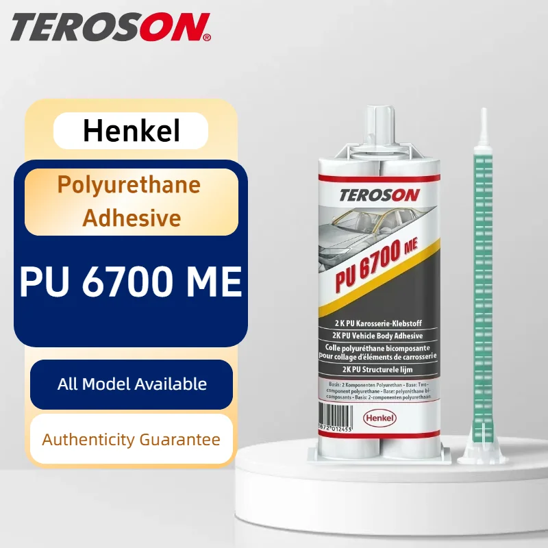 Фото Оригинальный полиуретановый конструкционный клей TEROSON PU 6700 ME 50 мл 2K для склеивания панелей кузова автомобиля, металла и пластика №1