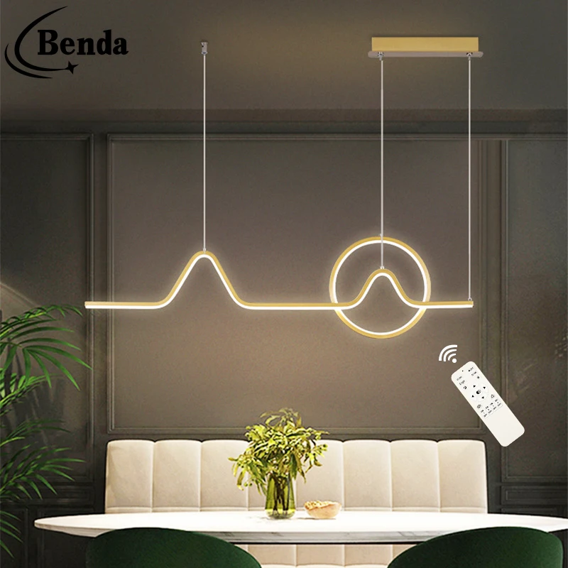

Modern Home Dining Room Chandelier Led Light Bar Light Simple Creative Personality Dining Room Light Living Room Lighting